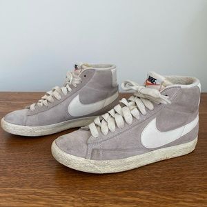 Grey Nike Blazers size 6